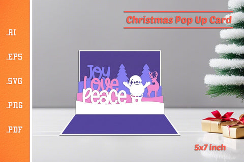 Christmas Pop-up Cards BUNDLE - SVG SVG Slim Studio 