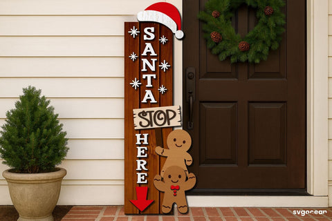 Christmas Porch Sign Laser Cut Bundle SVG SvgOcean 