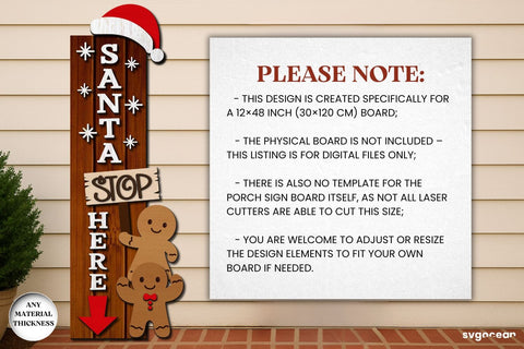 Christmas Porch Sign Laser Cut Bundle SVG SvgOcean 