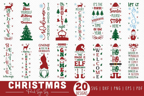 Christmas Porch Sign SVG Bundle Vol.2 SVG CraftLabSVG 