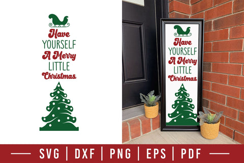 Christmas Porch Sign SVG Cut File SVG CraftLabSVG 