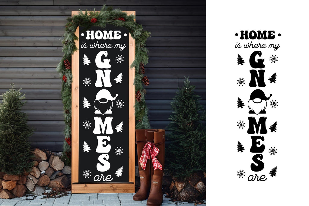 Christmas Porch Sign SVG Design - So Fontsy