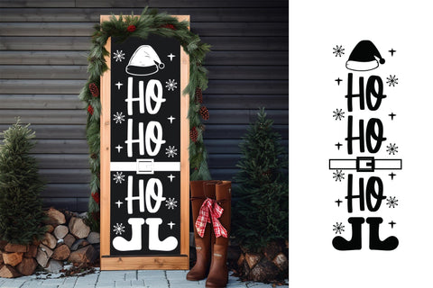Christmas Porch Sign SVG | Ho Ho Ho SVG CraftLabSVG 