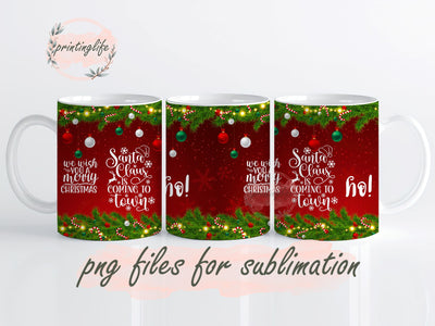 Christmas Positive Quotes Mug Designs, Christmas Sublimation Designs, Christmas Quotes Mug 11oz Sublimation PrintingLife 