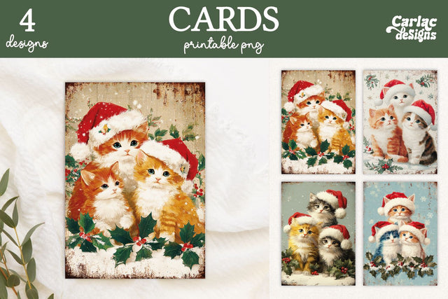 Christmas Printable Cards Sublimation Carla C Designs 