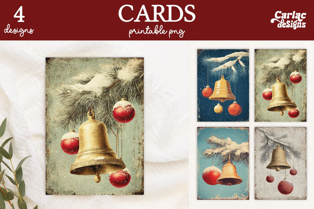 Christmas Printable Cards Sublimation Carla C Designs 
