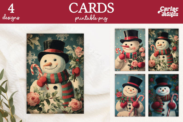 Christmas Printable Cards Sublimation Carla C Designs 