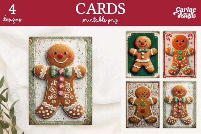 Christmas Printable Cards Sublimation Carla C Designs 