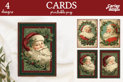 Christmas Printable Cards Sublimation Carla C Designs 