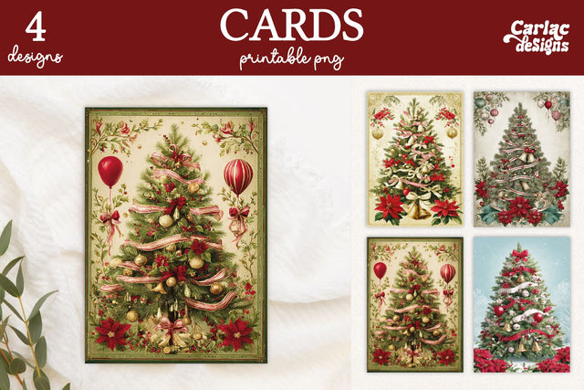 Christmas Printable Cards Sublimation Carla C Designs 