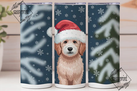 Christmas Puppy Winter Wonderland PNG Sublimation sassyprint 