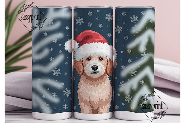 Christmas Puppy Winter Wonderland PNG Sublimation sassyprint 