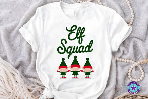 Christmas Quote Design, Christmas Sublimation Tshirt, Elf Squad SVG FiveStarCrafting 