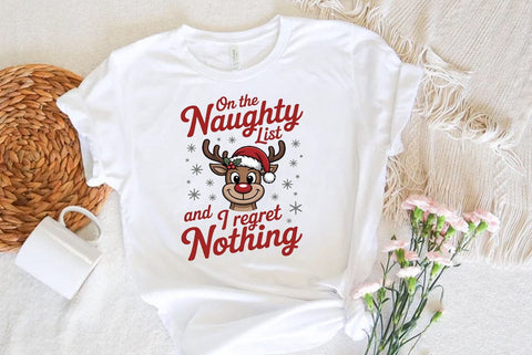 Christmas Quote Subliation Design | On the naughyt list | Christmas Design SVG FiveStarCrafting 