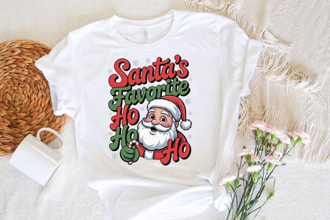 Christmas Quote Sublimation Design | Santas favorite ho ho ho | Christmas PNG Design SVG FiveStarCrafting 
