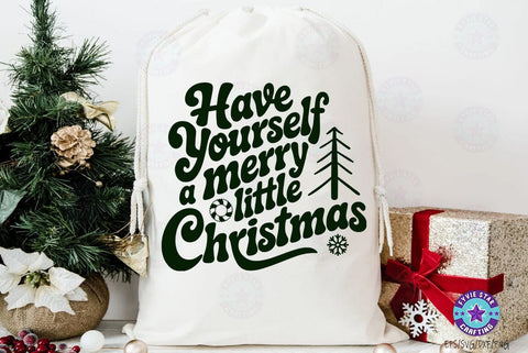 Christmas Quote SVG Design, Christmas Retro SVGs, Christmas Holidays T-shirt, Christmas Illustration SVG FiveStarCrafting 