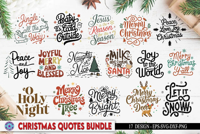 Christmas Quote SVG Design, Christmas Sublimation, Christmas SVGs, Christmas Illustration SVG FiveStarCrafting 