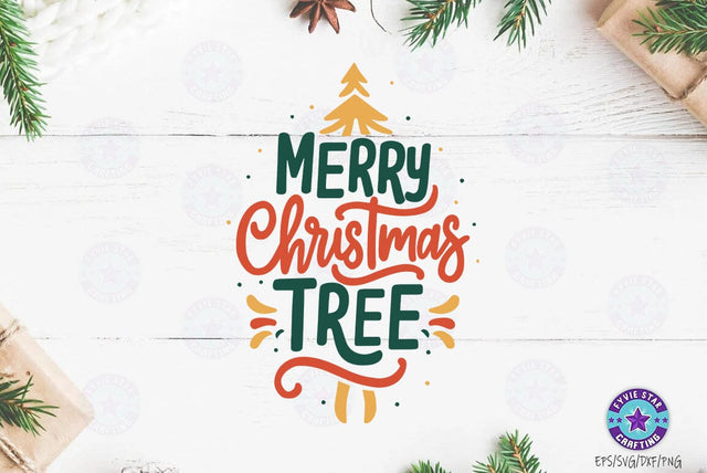 Christmas Quote SVG Design, Christmas T-shirt Design, Christmas Hand drawn Illustration SVG FiveStarCrafting 