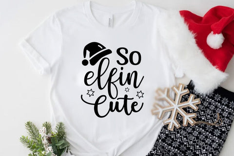 Christmas Quotes Design Bundle, Christmas Sublimation, Christmas t-shirt, Illustration SVG FiveStarCrafting 