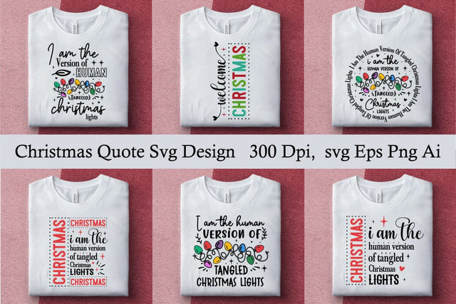 Christmas Quotes Svg Designs BUndle / Svg Eps Png Ai , Svg Design 1 SVG designmaster24 
