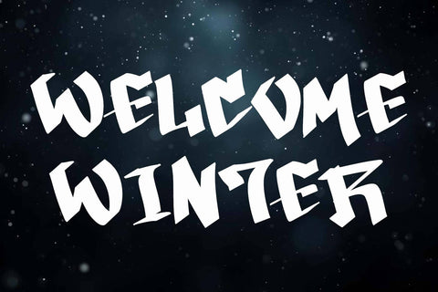 Christmas Railway Font Prasetya Letter 