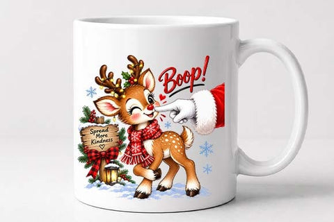 Christmas Reindeer Boop PNG – Spread More Kindness SVG BillahCrafts 
