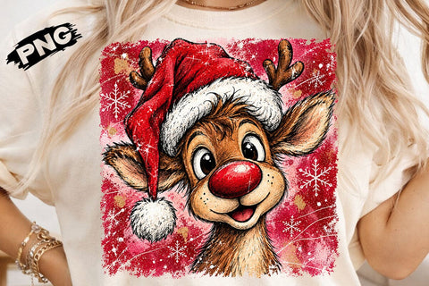 Christmas Reindeer Holiday PNG SVG DesignDestine 