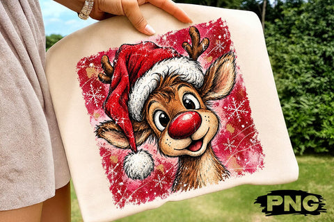 Christmas Reindeer Holiday PNG SVG DesignDestine 