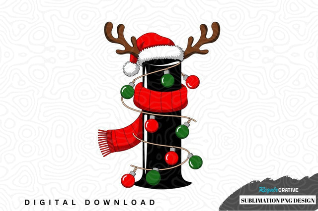 Christmas reindeer sublimation png design Sublimation Regulrcrative 