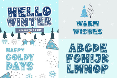 Christmas Retro Jingle Poster Font Bundle Font Dm Letter Studio 