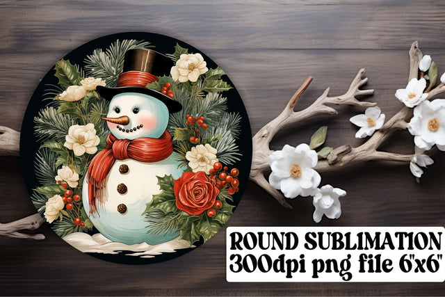 Christmas Retro Round Keychain Design Sublimation Sublimation afrosvg 