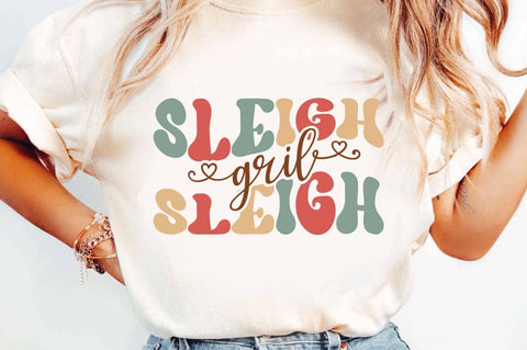 Christmas Retro SVG Design Bundle, Christmas Quotes T-shirt SVG FiveStarCrafting 