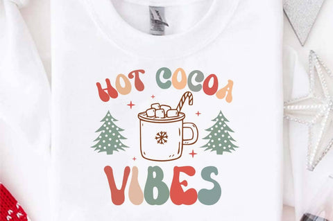 Christmas Retro SVG Design Bundle, Christmas Quotes T-shirt SVG FiveStarCrafting 