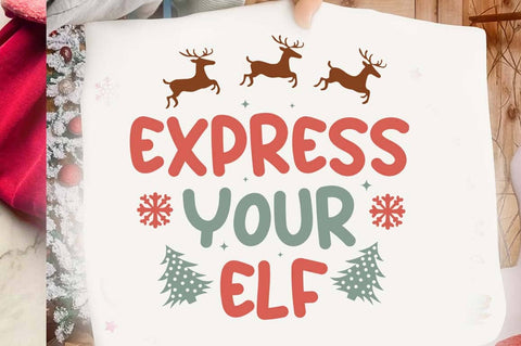 Christmas Retro SVG Design Bundle, Christmas Quotes T-shirt SVG FiveStarCrafting 