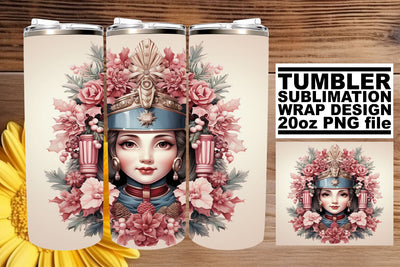 Christmas Retro Wrap for Tumblers - Watercolor 20oz Sublimation afrosvg 