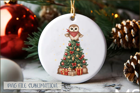 Christmas Round Ornaments PNG Bundle Sublimation Shetara Begum 