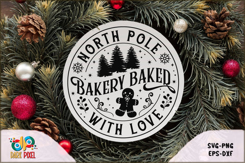 Christmas Round Sign Bundle SVG Shetara Begum 