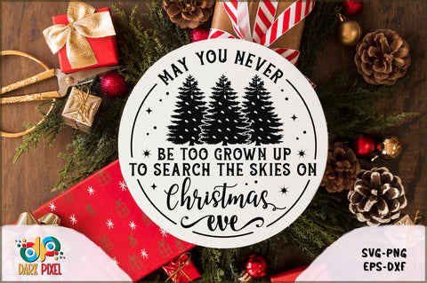 Christmas Round Sign Bundle SVG Shetara Begum 