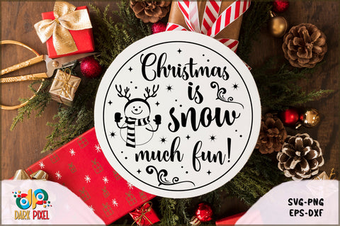 Christmas Round Sign Bundle SVG Shetara Begum 