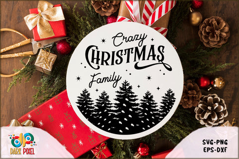 Christmas Round Sign Bundle SVG Shetara Begum 