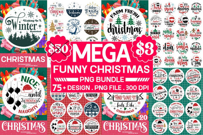 Christmas Round Sign Svg Bundle ,75 Christmas Svg Bundle, Funny Christmas Sign Design,Quotes and Sayings,Food & Drink,On Sale, Print & Cut SVG designmaster24 