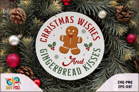 Christmas Round Sign SVG Bundle SVG Shetara Begum 