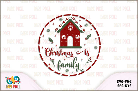 Christmas Round Sign SVG Bundle SVG Shetara Begum 