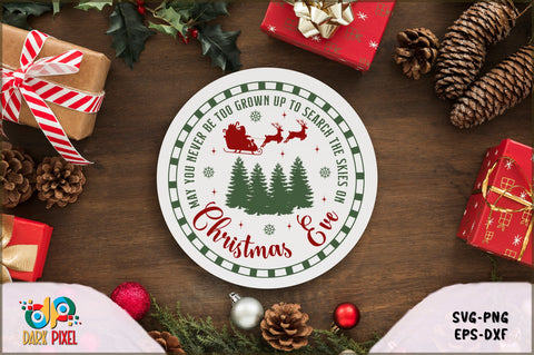 Christmas Round Sign SVG Bundle SVG Shetara Begum 