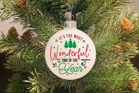 Christmas Round Sign SVG Design SVG CraftLabSVG 