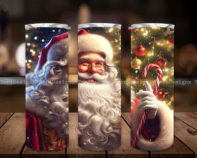 Christmas Santa 20oz Tumbler Wrap, Christmas Santa Claus Tumbler Wrap, Holiday Tumbler Wrap, Santa Christmas Tumbler Sublimation ToriDesigns 