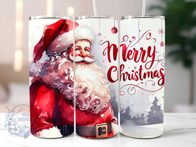 Christmas Santa Claus Tumbler Wrap, Santa Claus 20 oz Skinny Tumbler Sublimation Design, Instant Digital Download PNG, Holiday Tumbler Wrap Sublimation ToriDesigns 