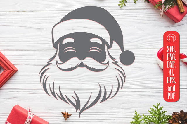 Christmas Santa Face Clipart SVG SVG MD JOYNAL ABDIN 