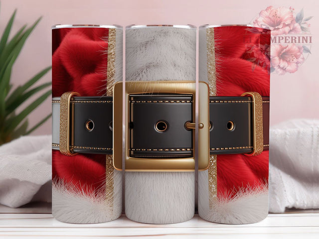 Christmas Santa Flat Holiday Tumbler, Holiday Sublimation Design, Festive Cup Art, 20oz Xmas Tumbler, Whimsical Santa Mug, Stylish Christmas Cup, Cozy Holiday Wrap Sublimation Li Zamperini 