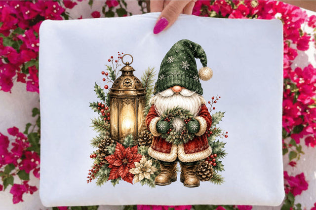 Christmas Santa Gnome PNG Clipart Sublimation SVGArt 